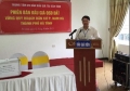 Đấu giá viên đang giải thích quy chế